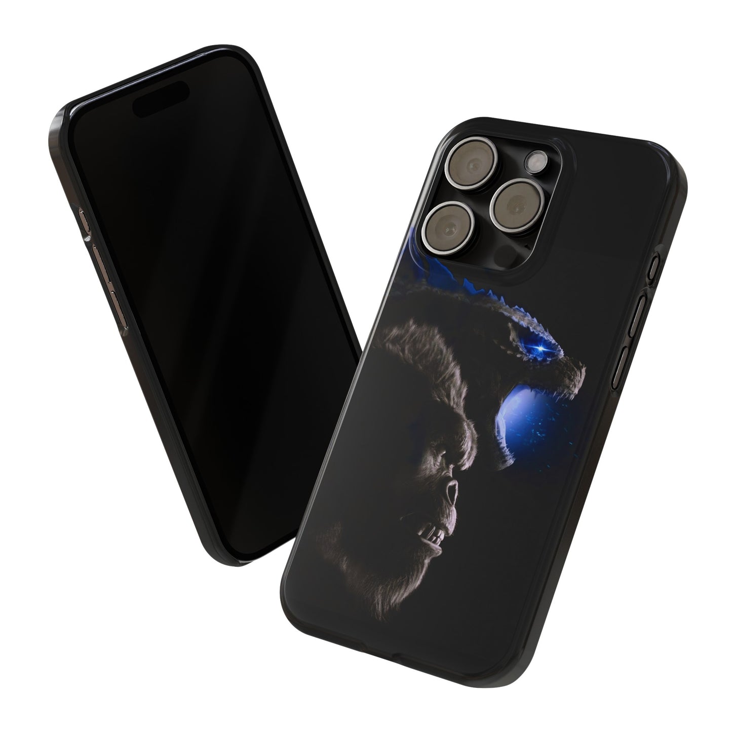 Godzilla x Kong New Age iPhone Cases: Unleash the Titans (Blue Edition)