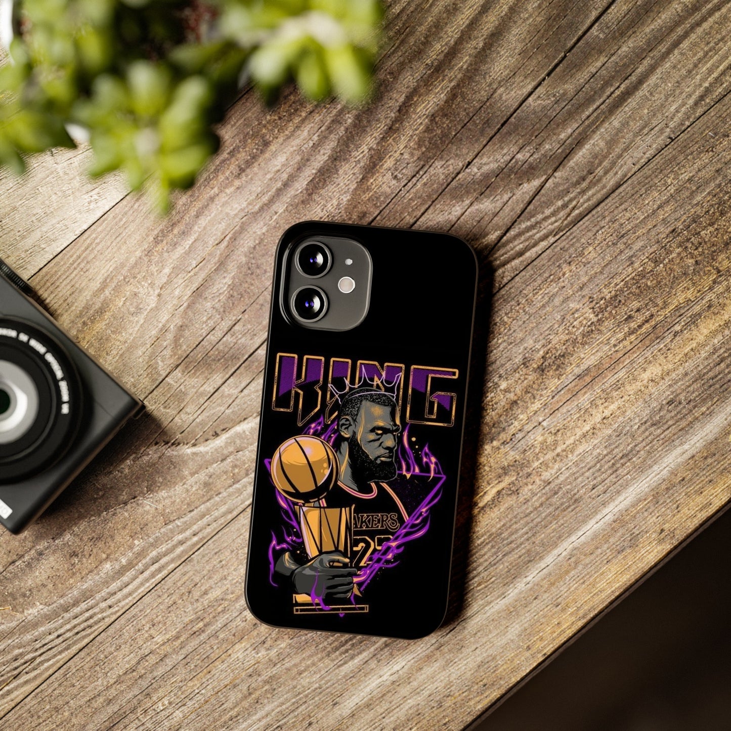 LeBron James is The King Iphone 15, 14, 13, 12, 11 Cases