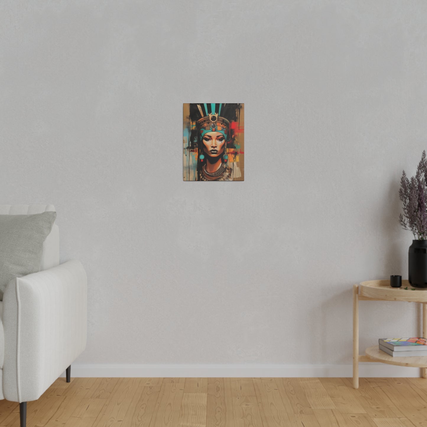 Pharaoh Queen of Egypt: Regal Wall Art - Canvas