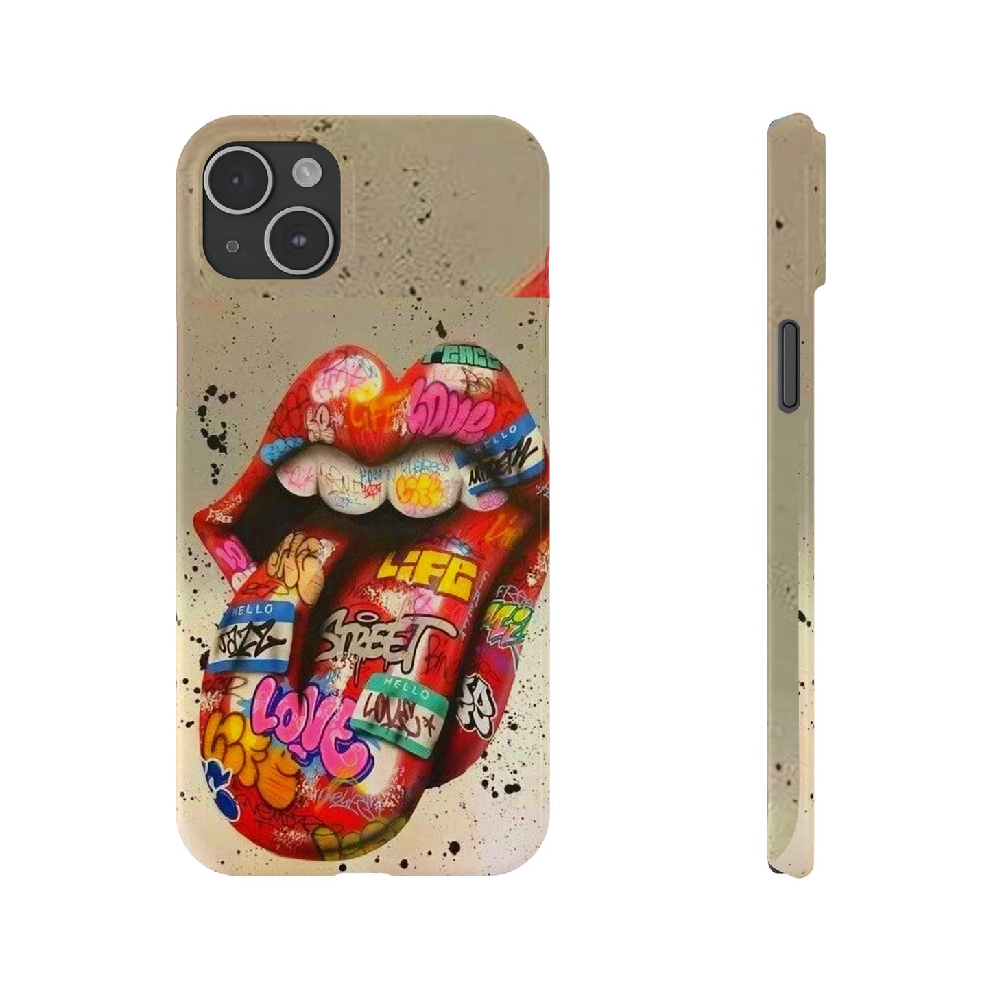 Rolling Stones Tongue Logo Iphone 15, 14, 13, 12 Cases