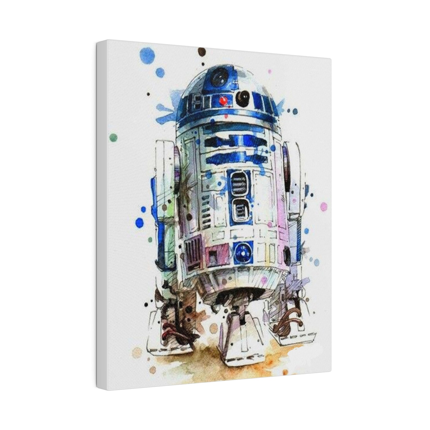 Star Wars R2-D2 Watercolor Art Canvas: Droid Delight