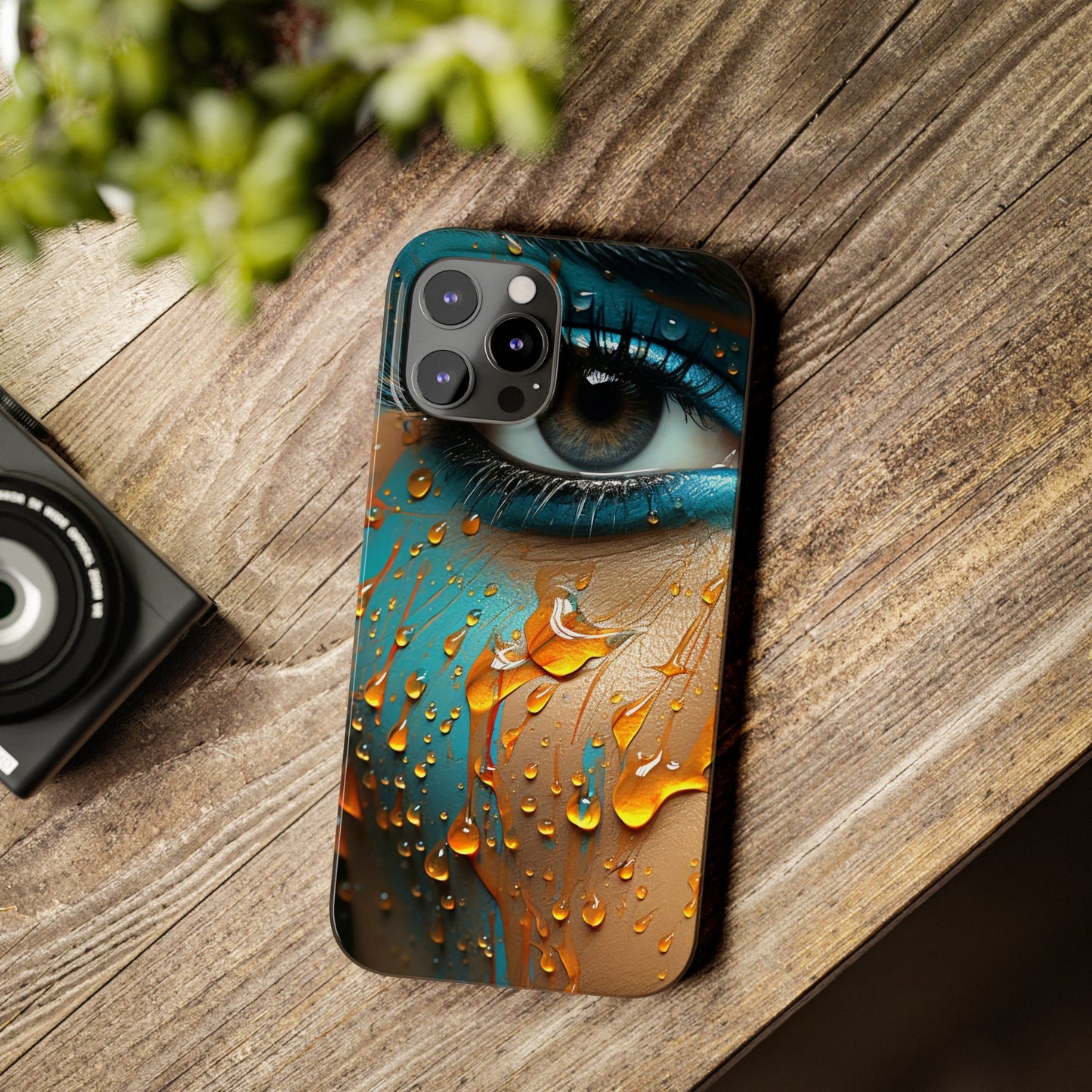 Tearful Eyes: iPhone 15, 14, 13, 12 Cases
