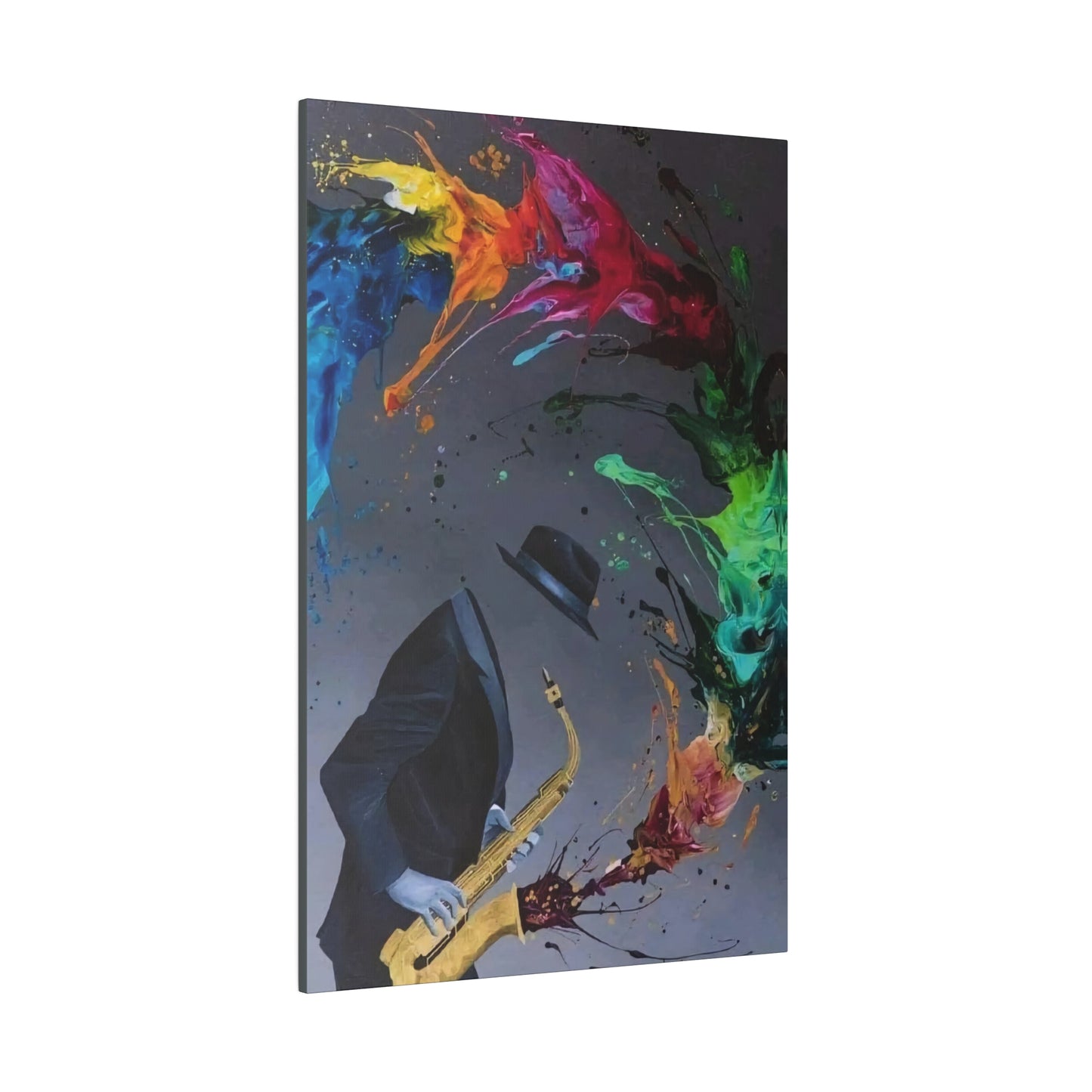 Saxophonist Symphony: Music-Inspired - Canvas