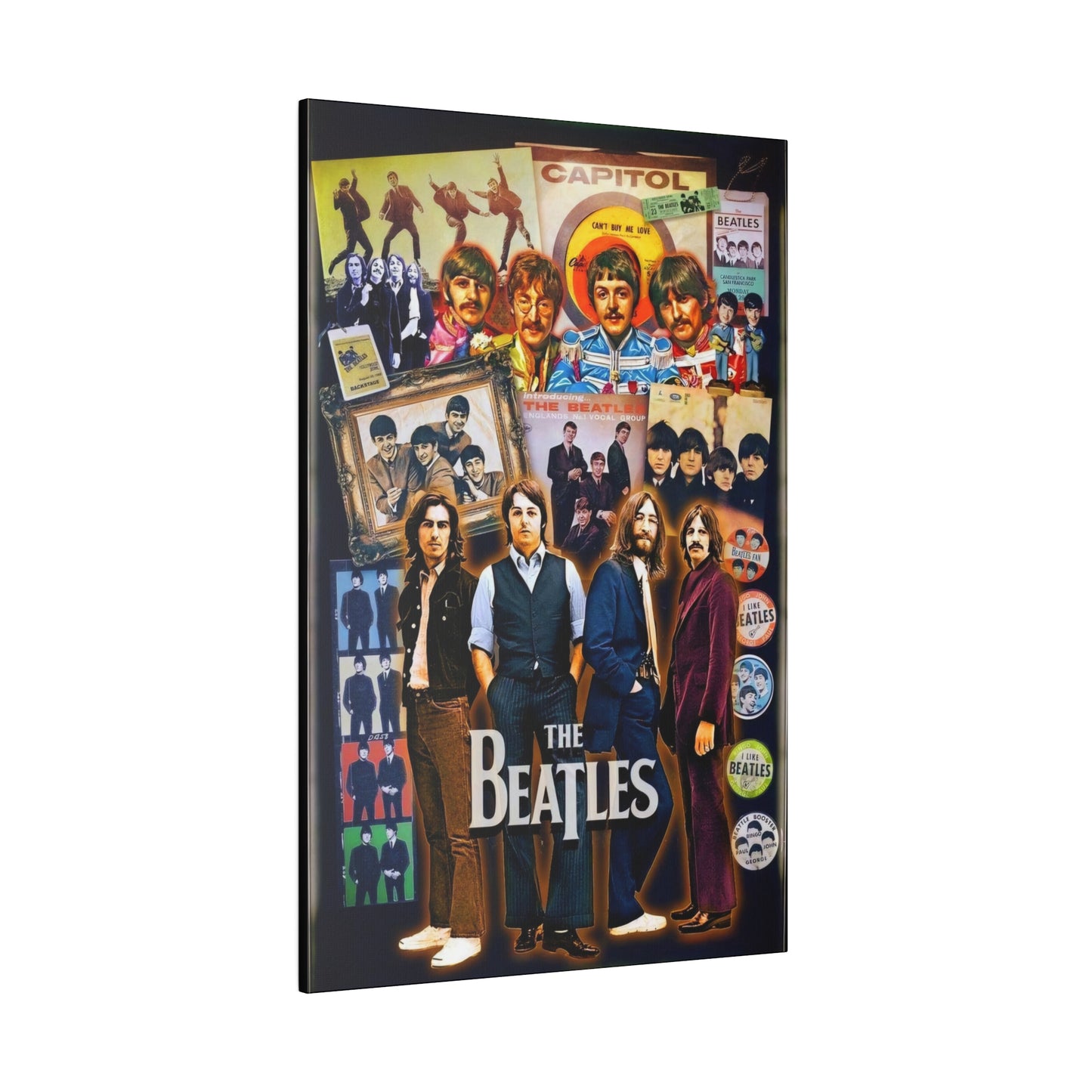 The Beatles: A Compilation of Many Years Canvas