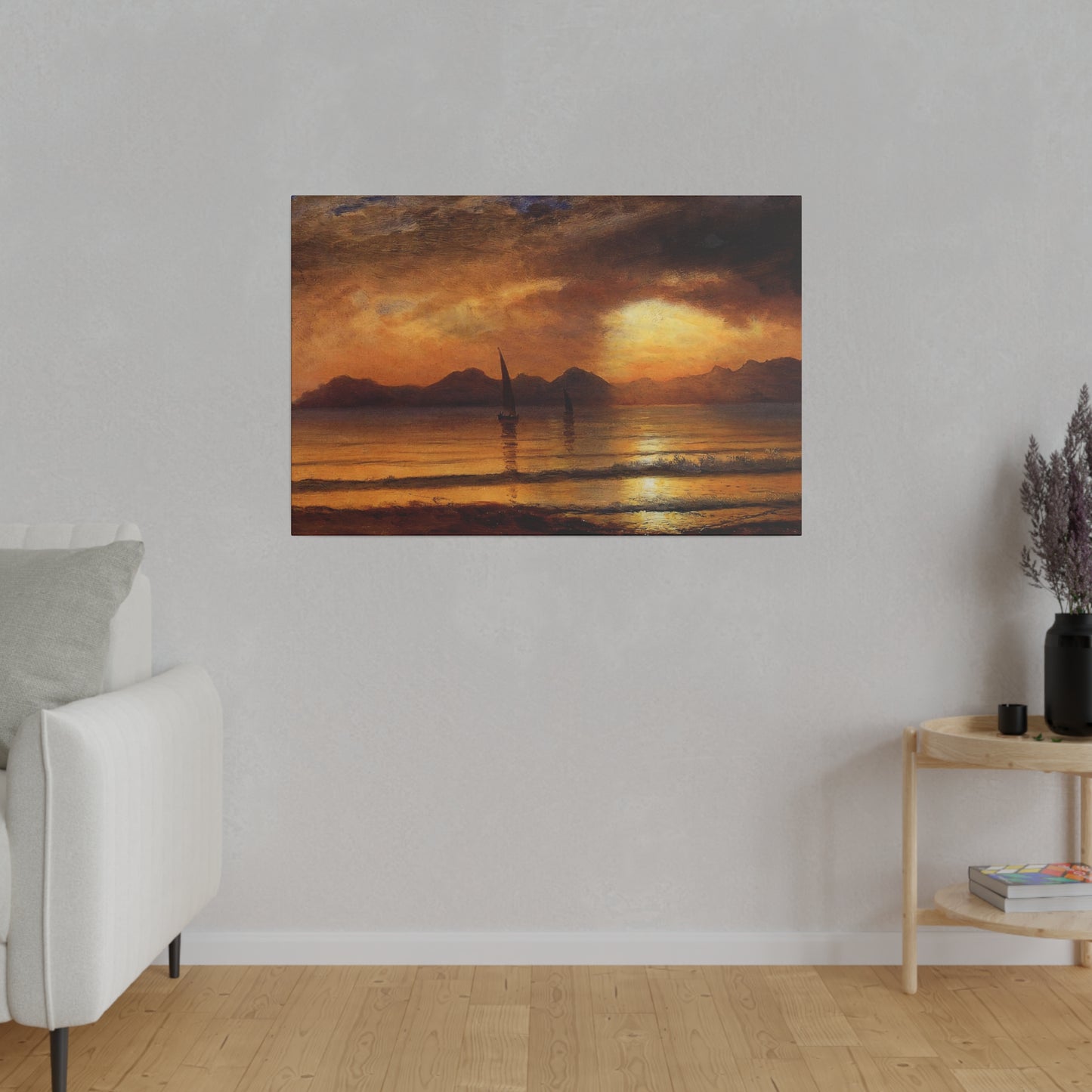Sailing Into The Sunset - Canvas