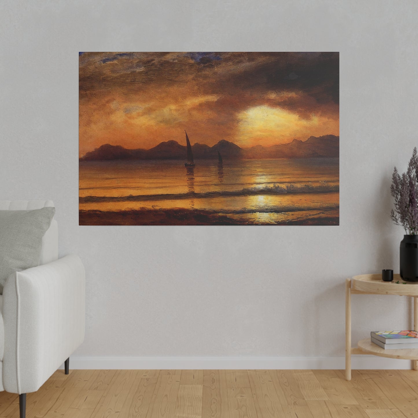 Sailing Into The Sunset - Canvas