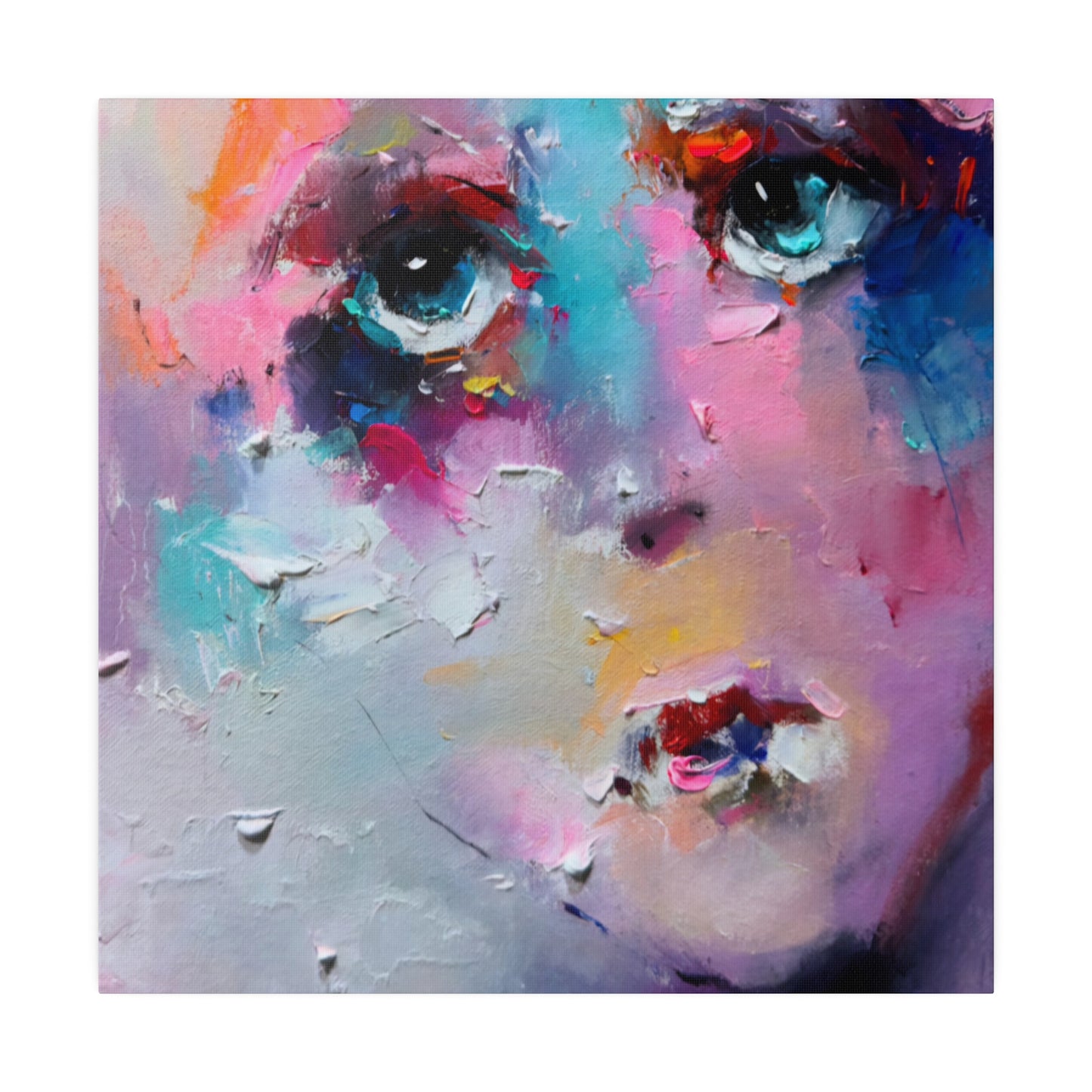 Vivid Despair - A Colorful Sadness - Canvas