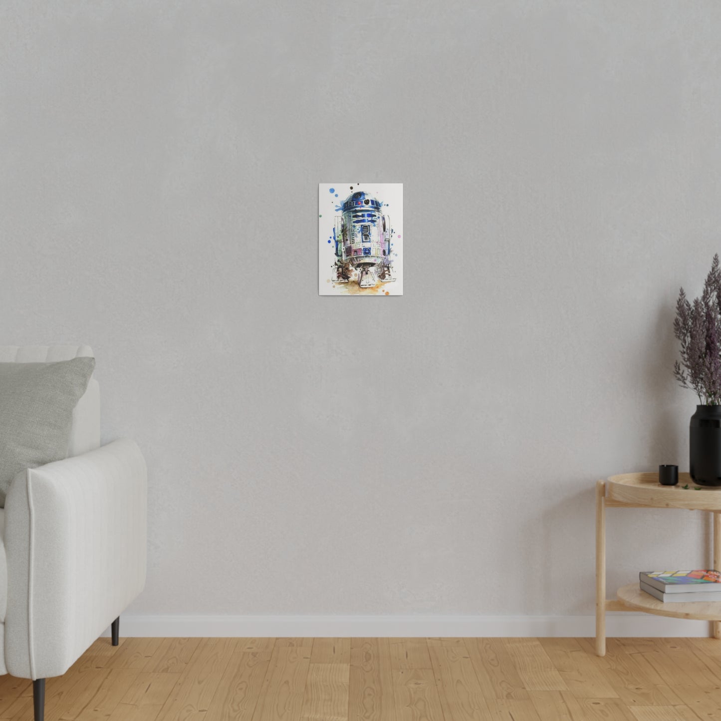 Star Wars R2-D2 Watercolor Art Canvas: Droid Delight