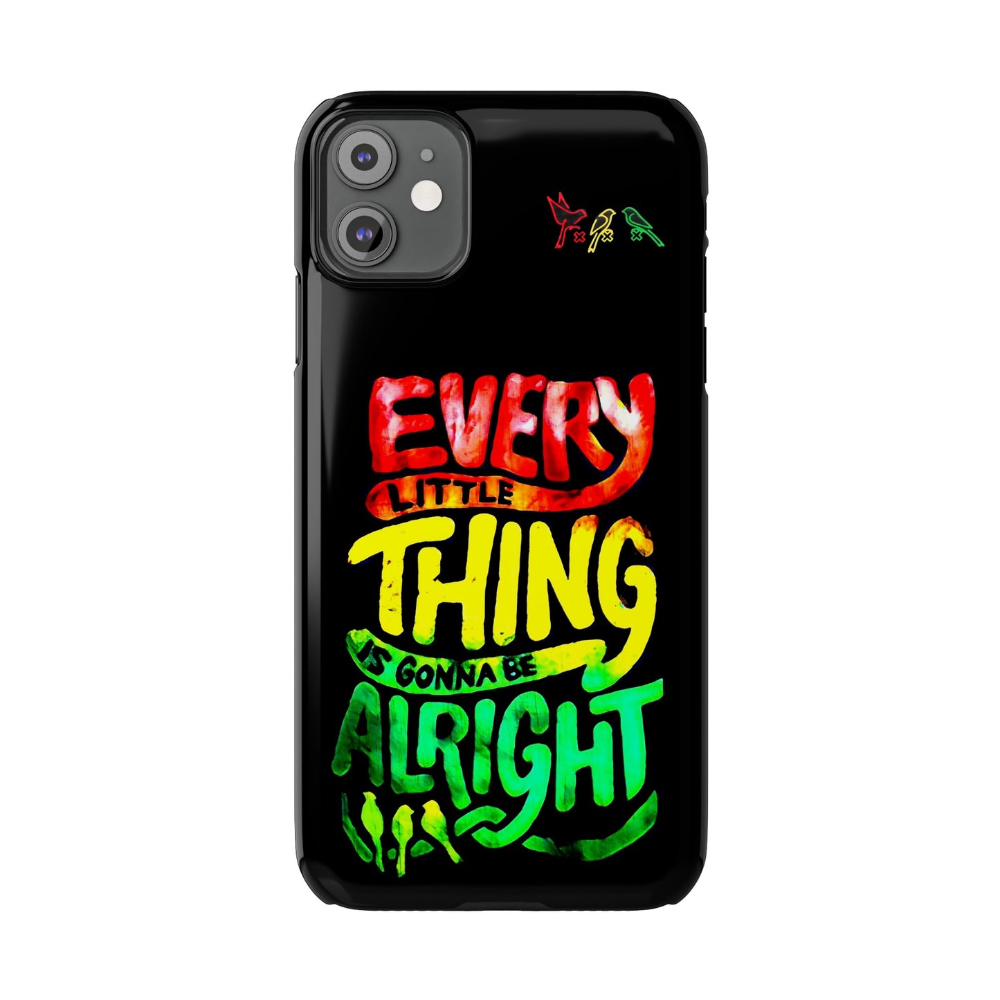 3 Little Birds - Bob Marley iPhone Cover: Peace and Protection