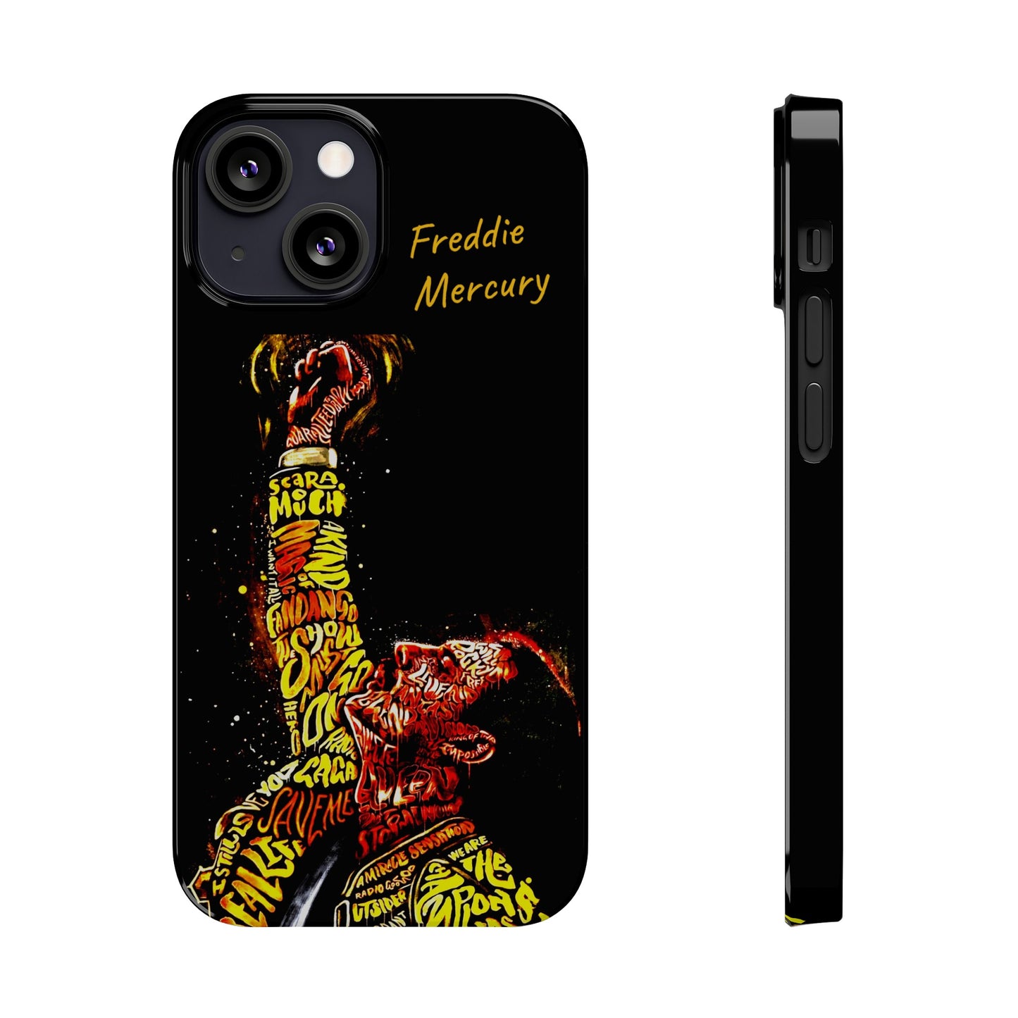 Freddie Mercury Songs IPhone 15, 14, 13, 12, 11 Cases