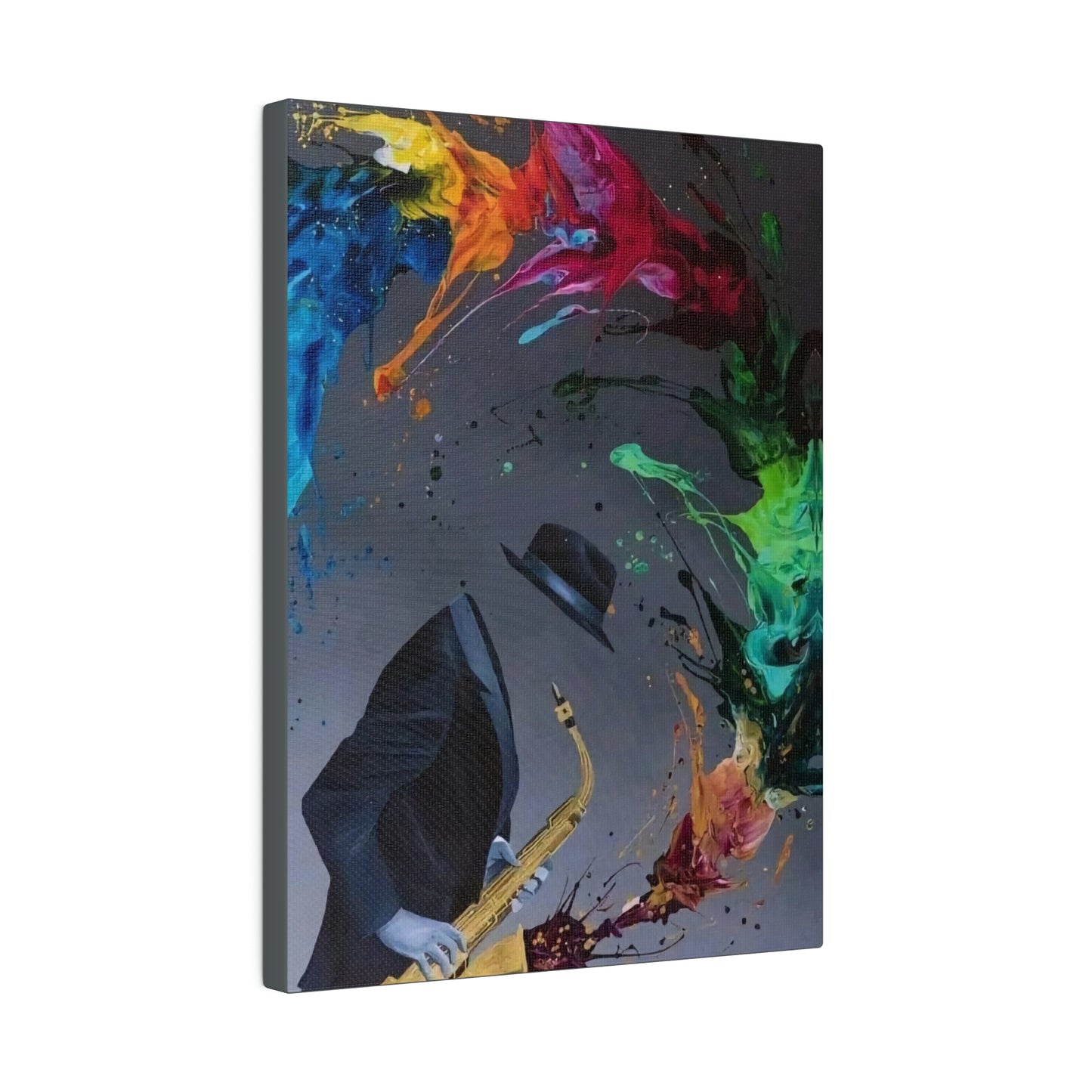 Saxophonist Symphony: Music-Inspired - Canvas