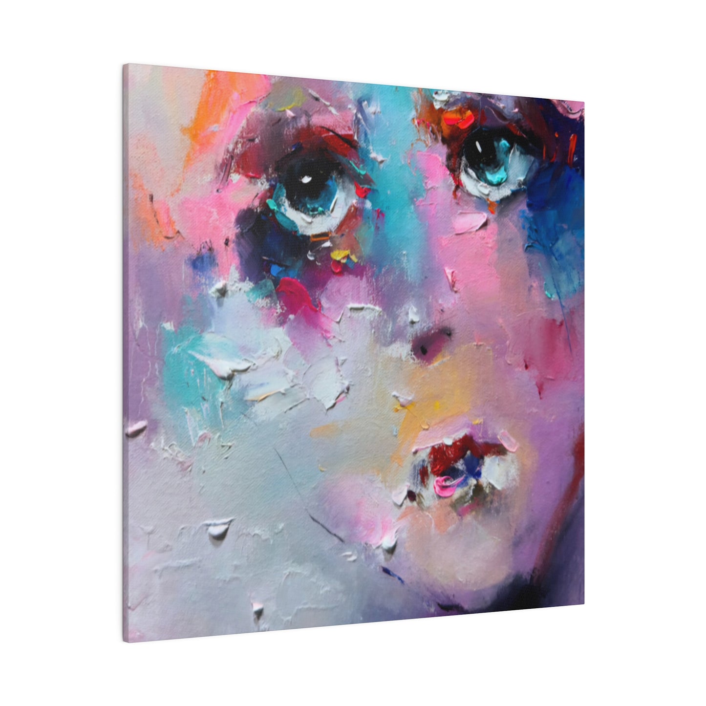 Vivid Despair - A Colorful Sadness - Canvas