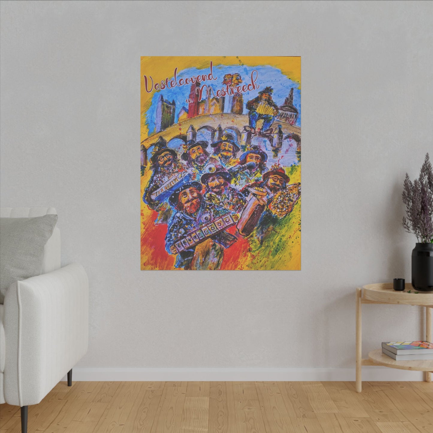 Vastelaovend in Mestreech - Colorful Wall Canvas