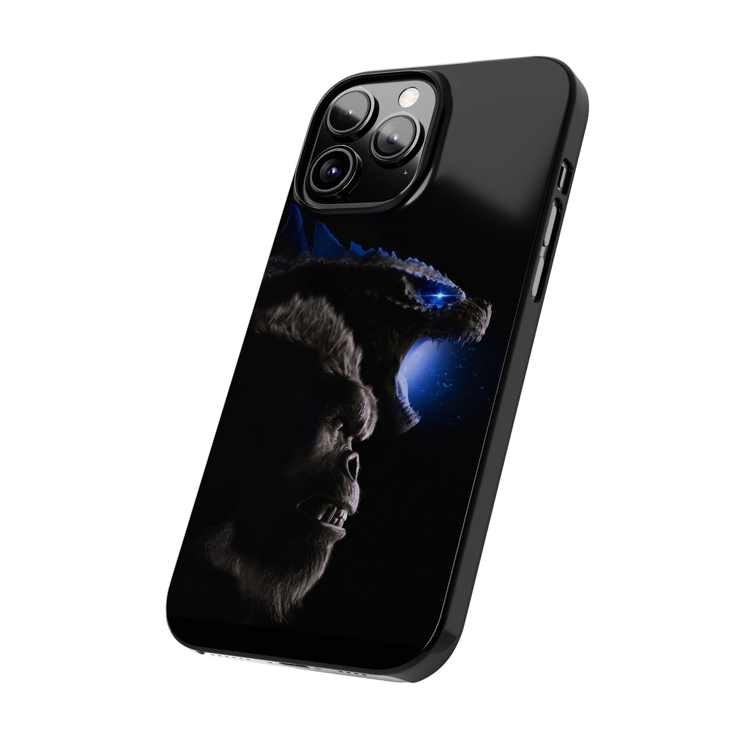Godzilla x Kong New Age iPhone Cases: Unleash the Titans (Blue Edition)