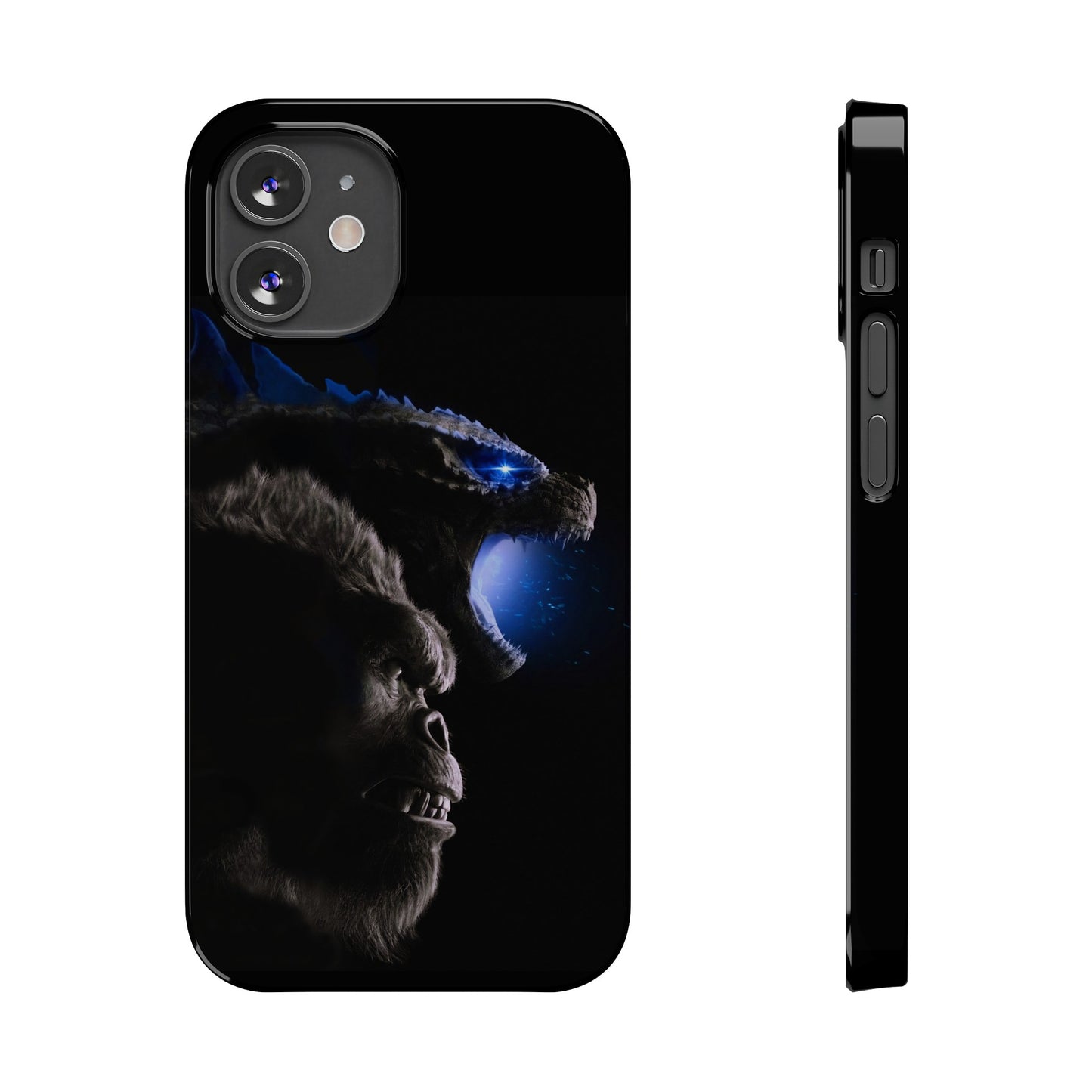 Godzilla x Kong New Age iPhone Cases: Unleash the Titans (Blue Edition)