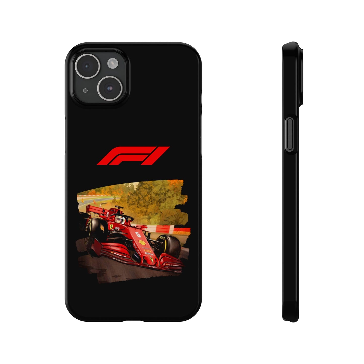 F1 Ferrari's power Iphone 15, 14, 13, 12, 11 Cases