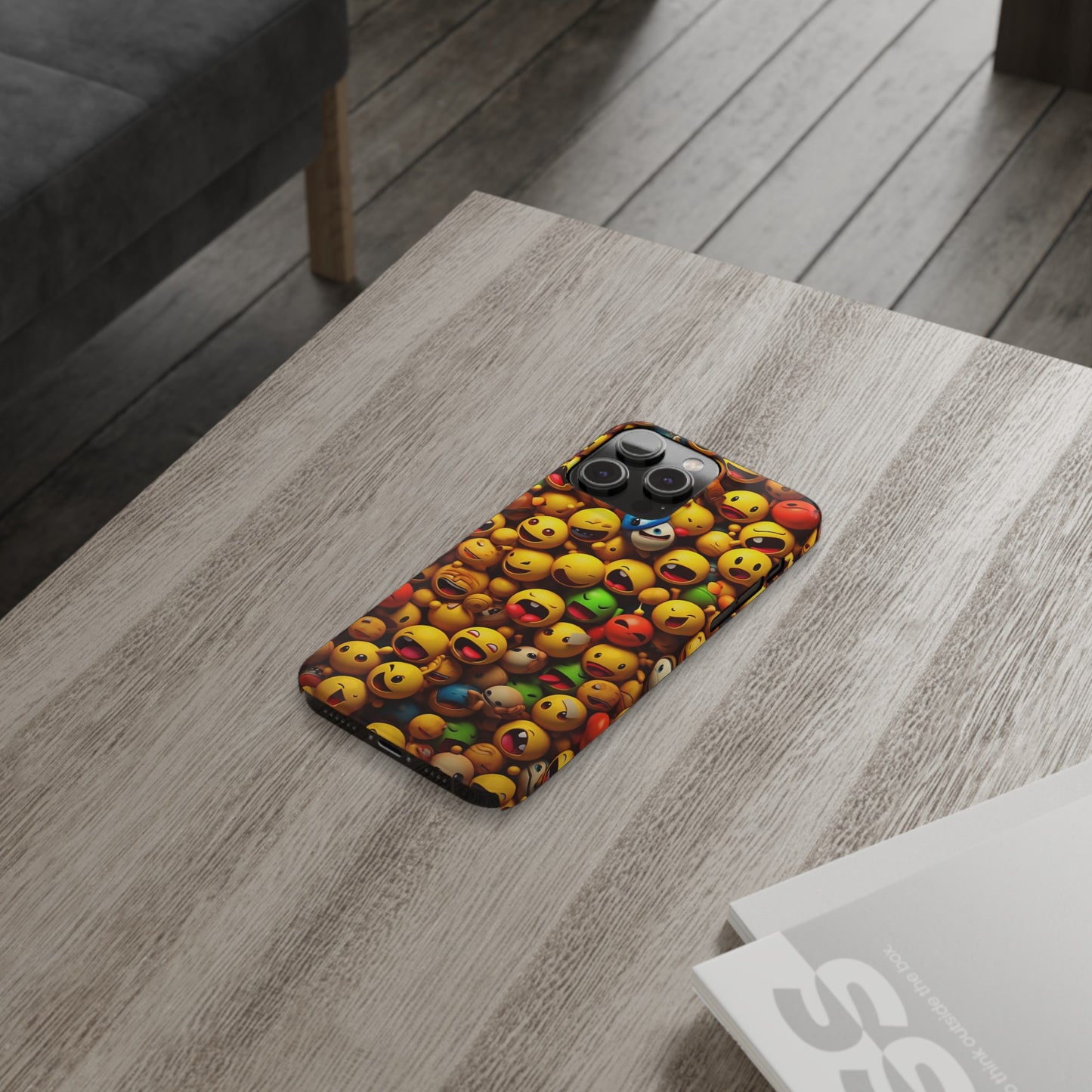 Colorful Emoji Iphone 15, 14, 13, 12 Cases