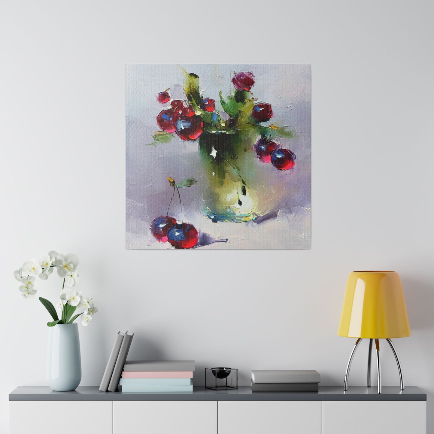Cherished Moments: Vase of Beauty - Canvas