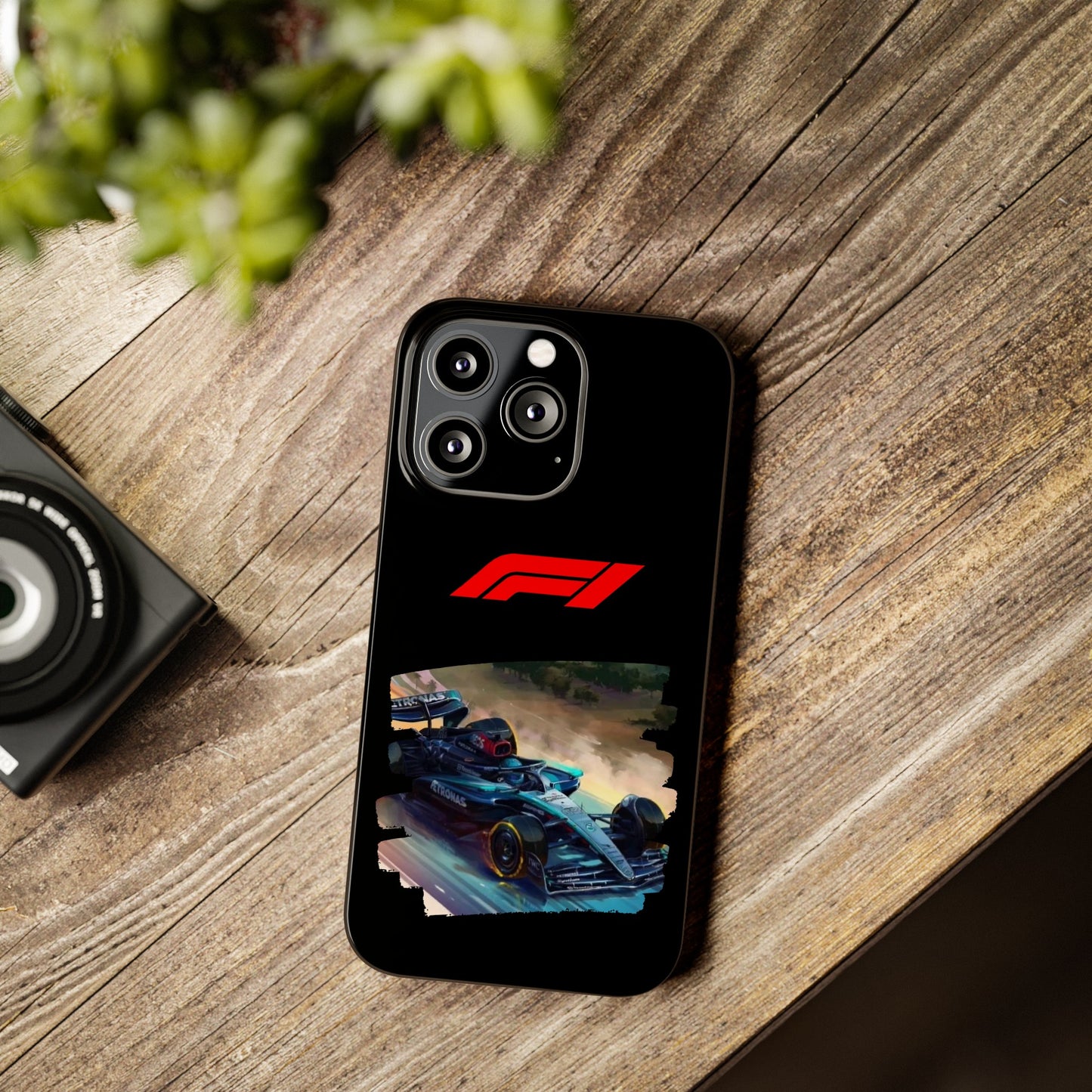 F1 Mercedes Racecar Iphone 15, 14, 13, 12, 11 Cases