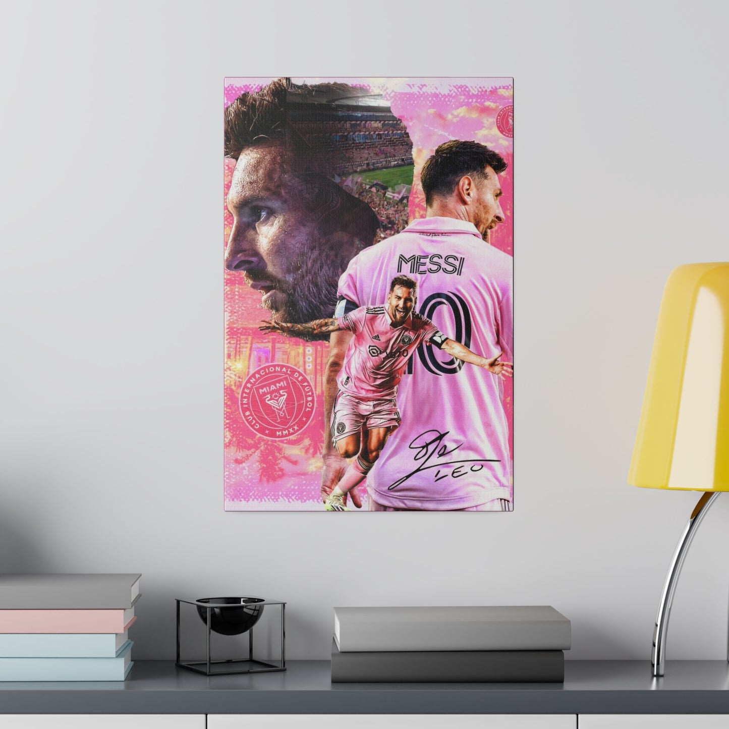 Messi by Inter Maimi on Canvas