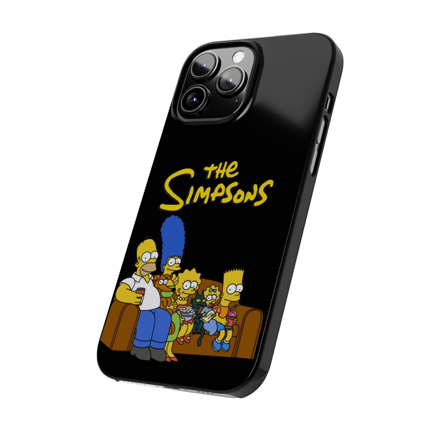 Springfield on Your Phone: The Simpsons iPhone 15, 14, 13, 12, 11 Cases