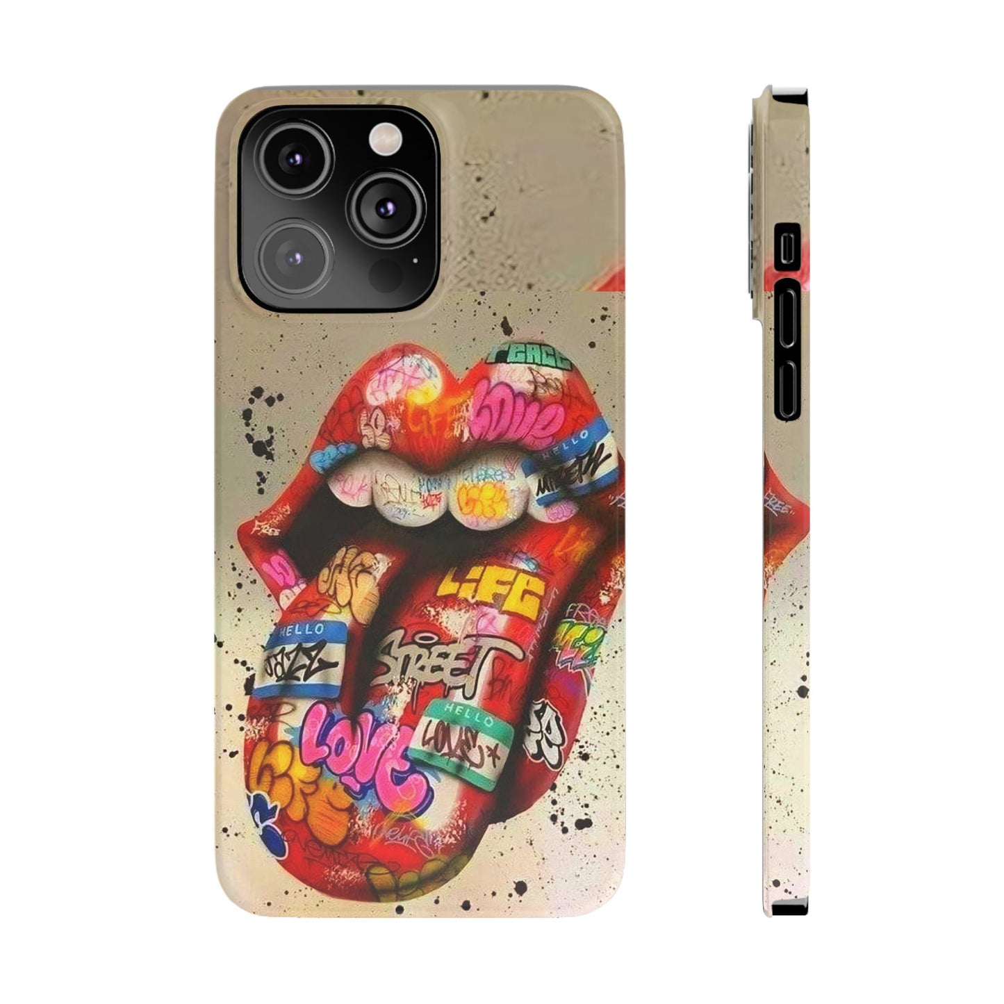 Rolling Stones Tongue Logo Iphone 15, 14, 13, 12 Cases