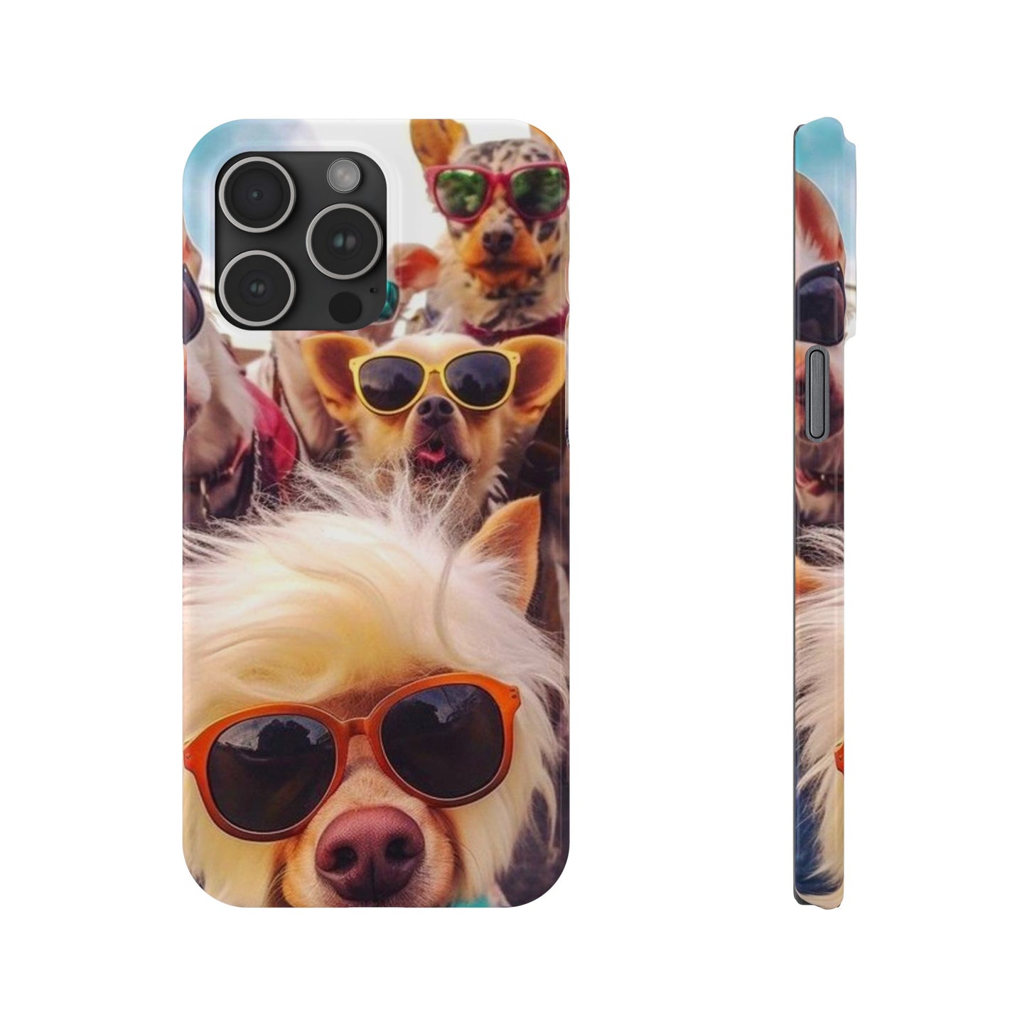 Cool Dogs make Selfie iPhone 15, 14, 13, 12, 11 Cases