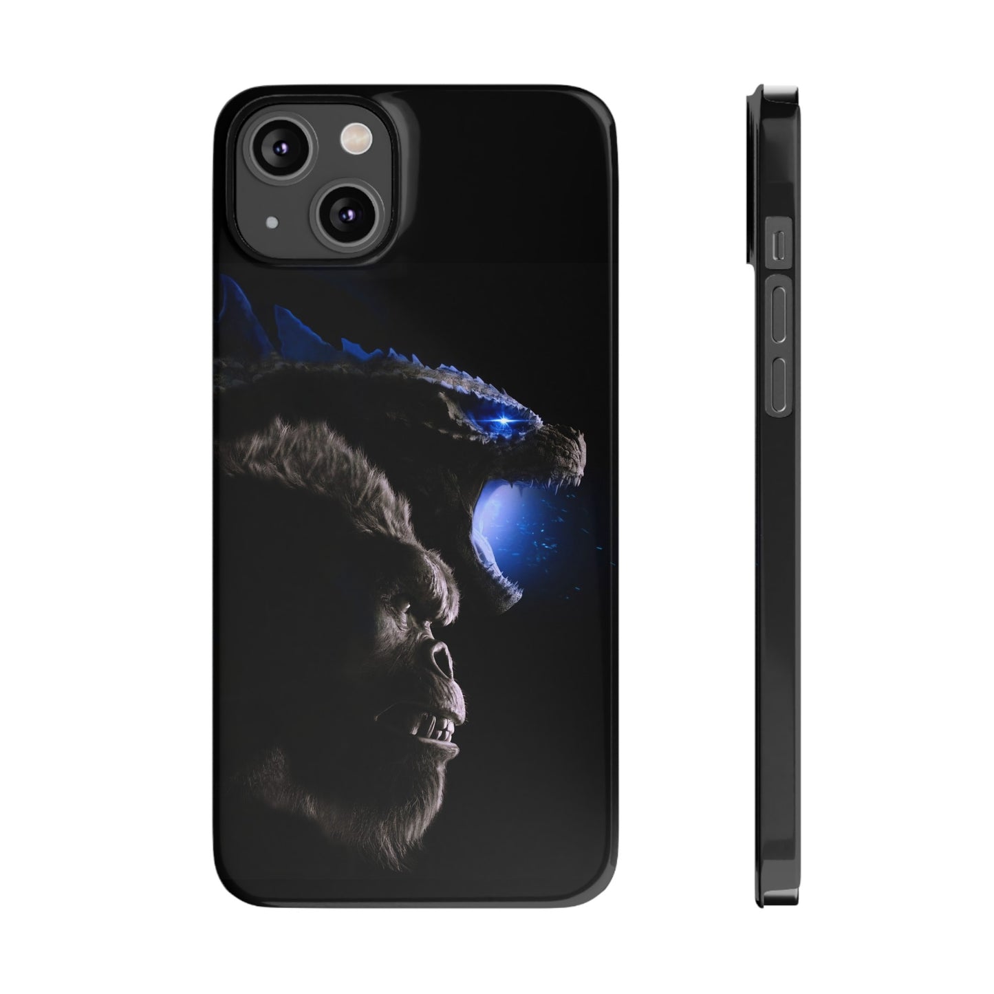 Godzilla x Kong New Age iPhone Cases: Unleash the Titans (Blue Edition)