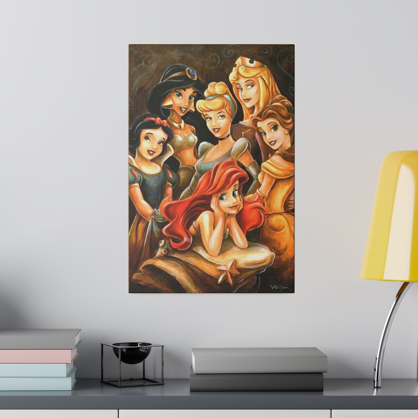 Ladies of Walt Disney: Enchanting Princesses Collection - Canvas