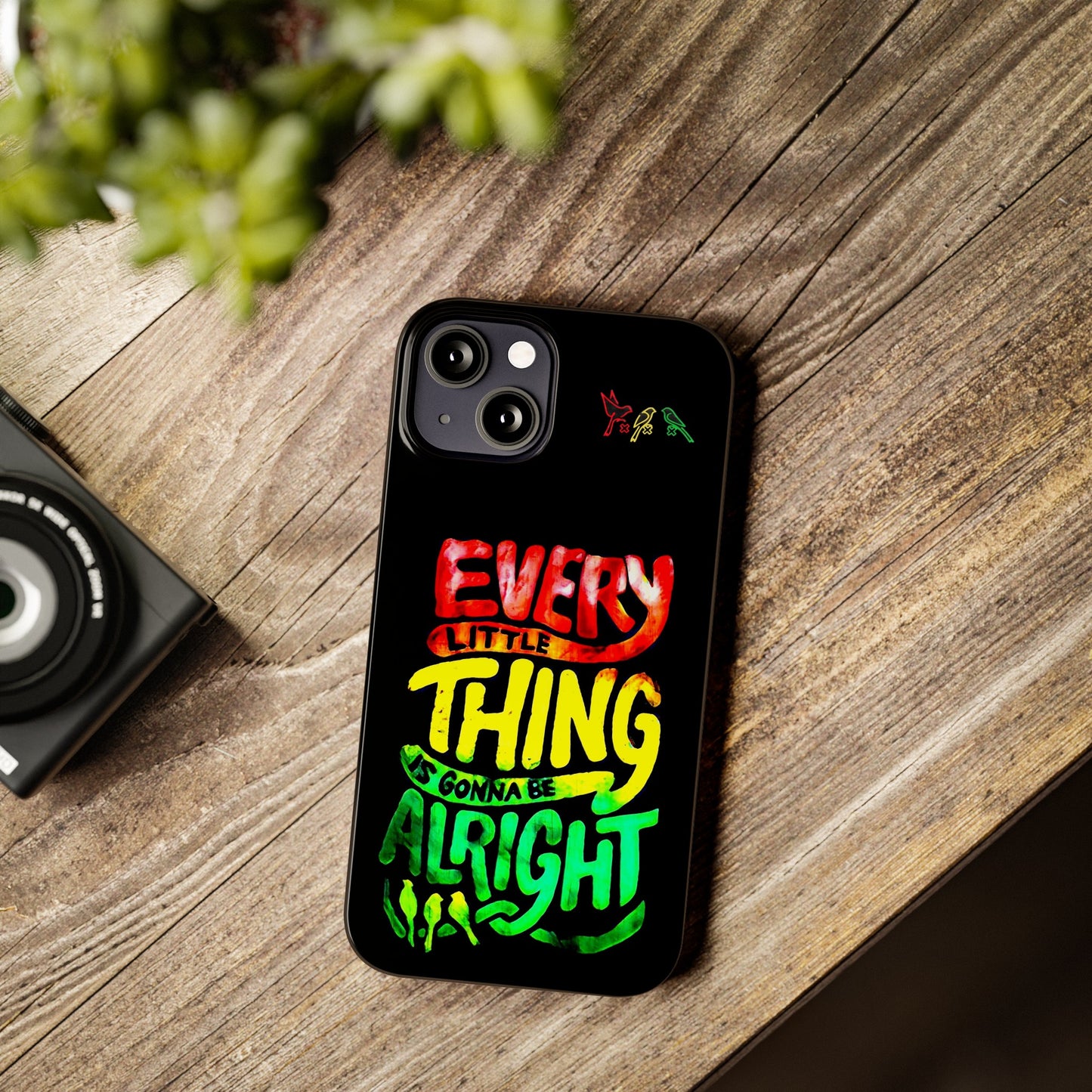 3 Little Birds - Bob Marley iPhone Cover: Peace and Protection