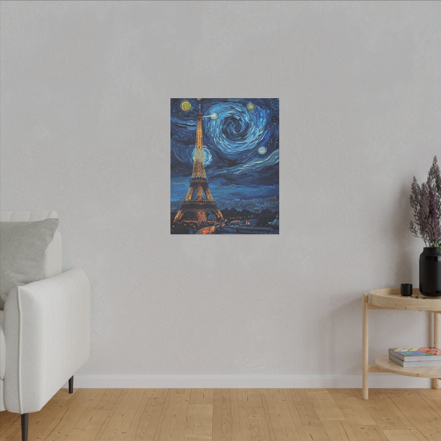 Canvas Paris Meets Van Gogh: A Masterpiece for Your Wall