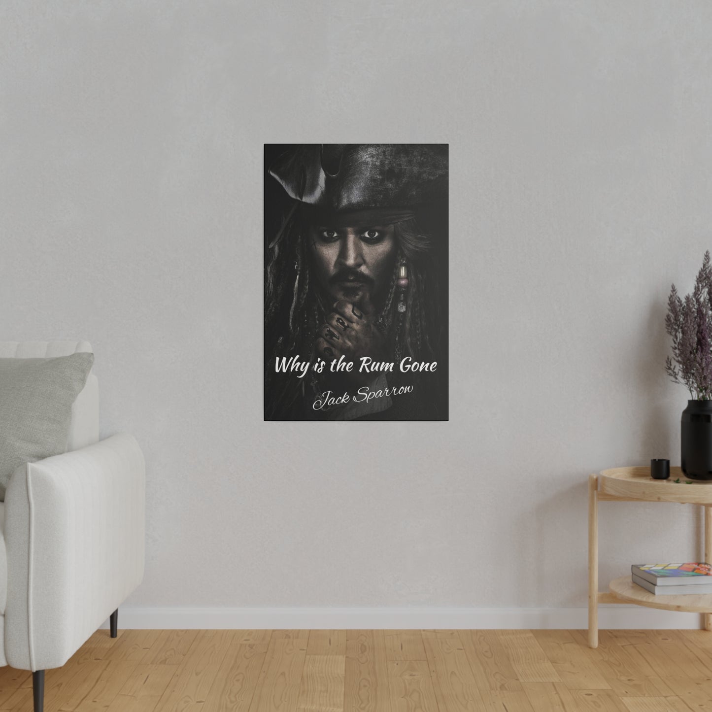 Captain Jack Sparrow - Why is the Rum Gone Canvas