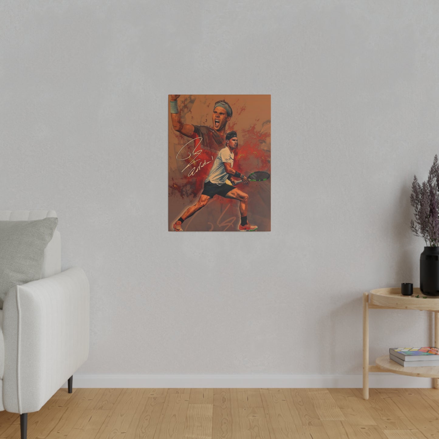 Tennis Legend Nadal: Game, Set and Match Canvas