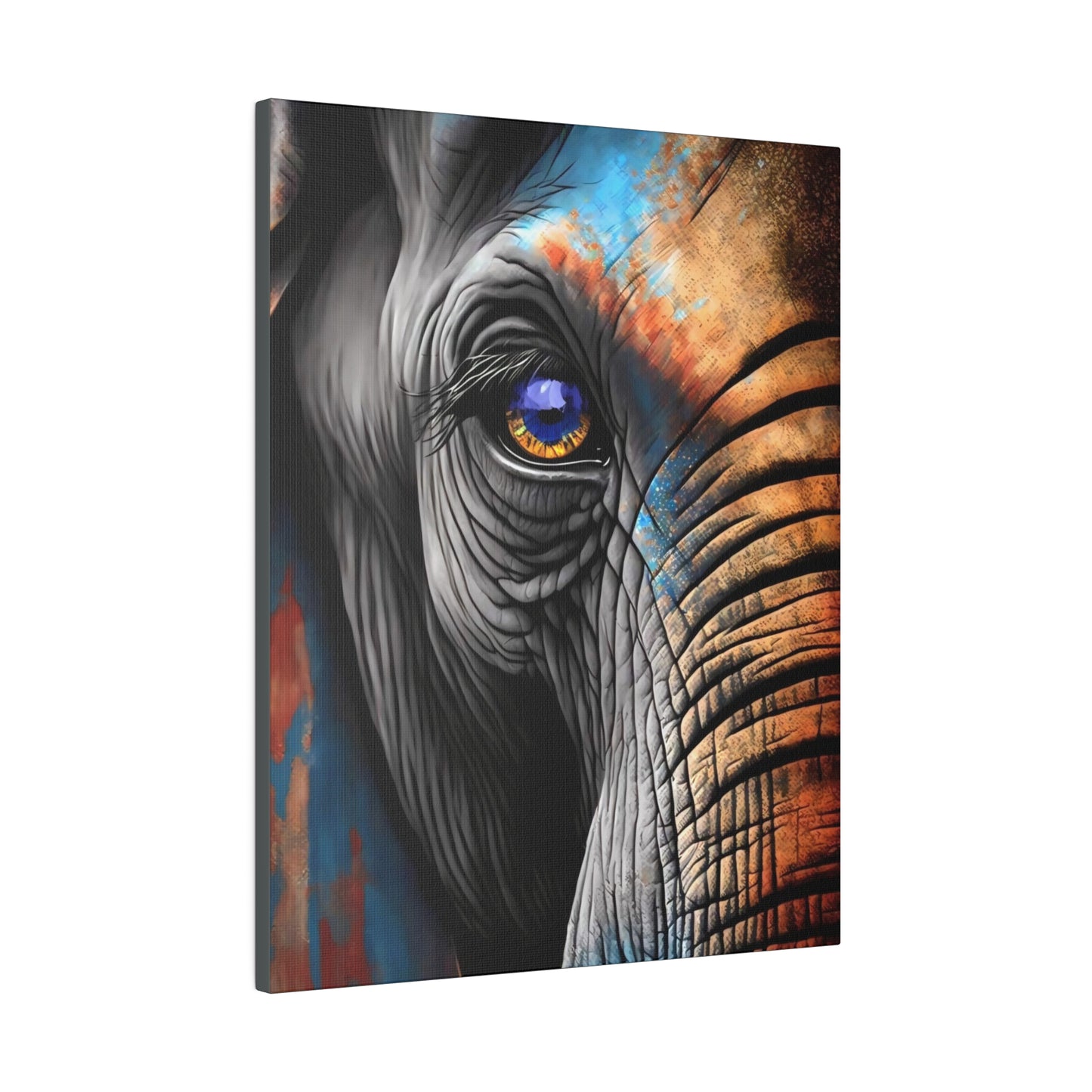 Half Elephant Head: Nature-Inspired Wall Art Canvas