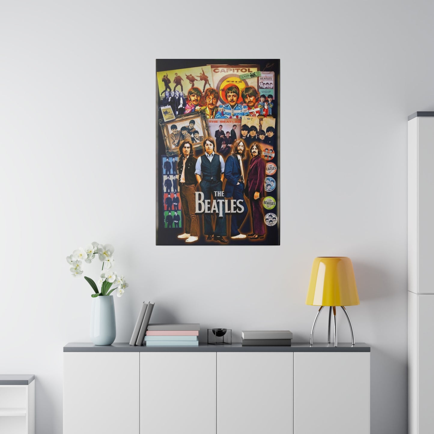 The Beatles: A Compilation of Many Years Canvas