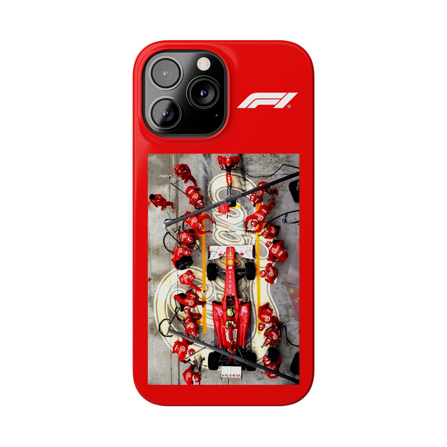 F1 Ferrari Pitstop Iphone Cases