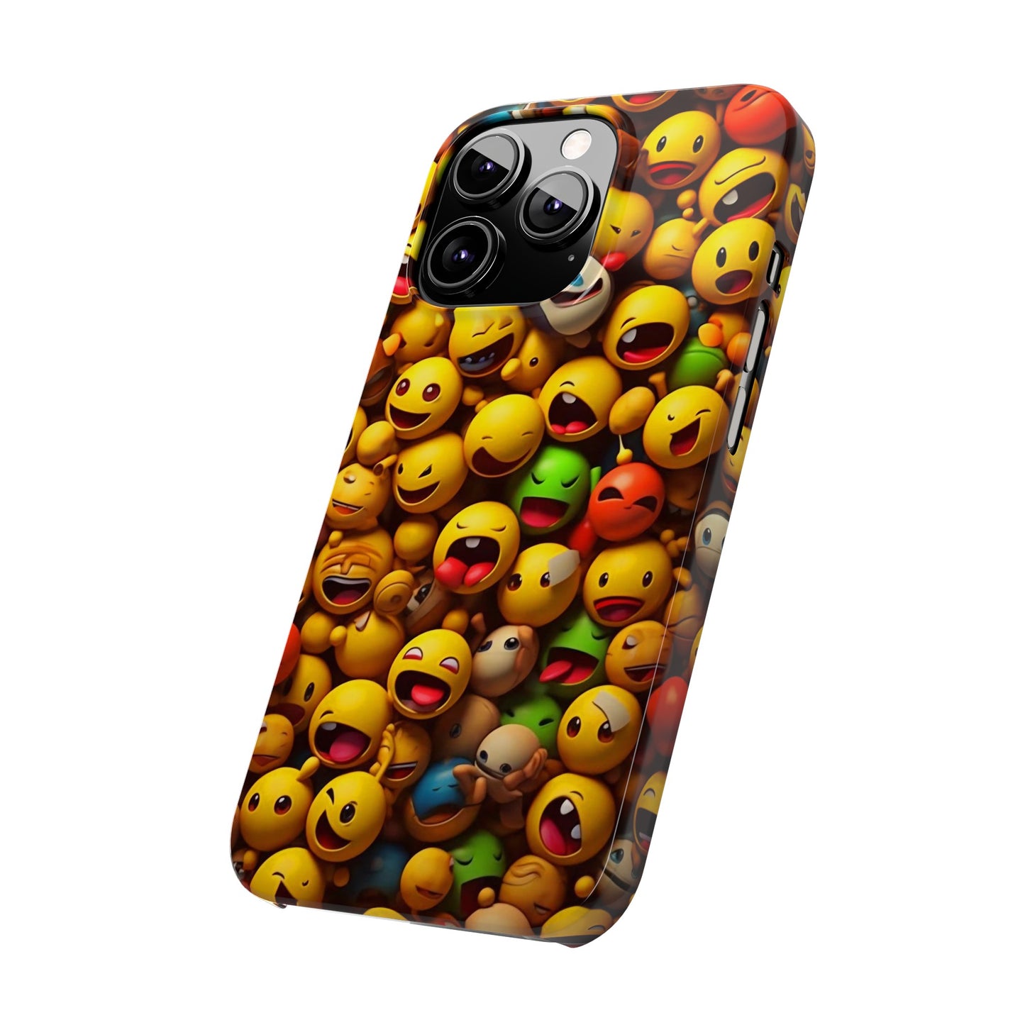 Colorful Emoji Iphone 15, 14, 13, 12 Cases