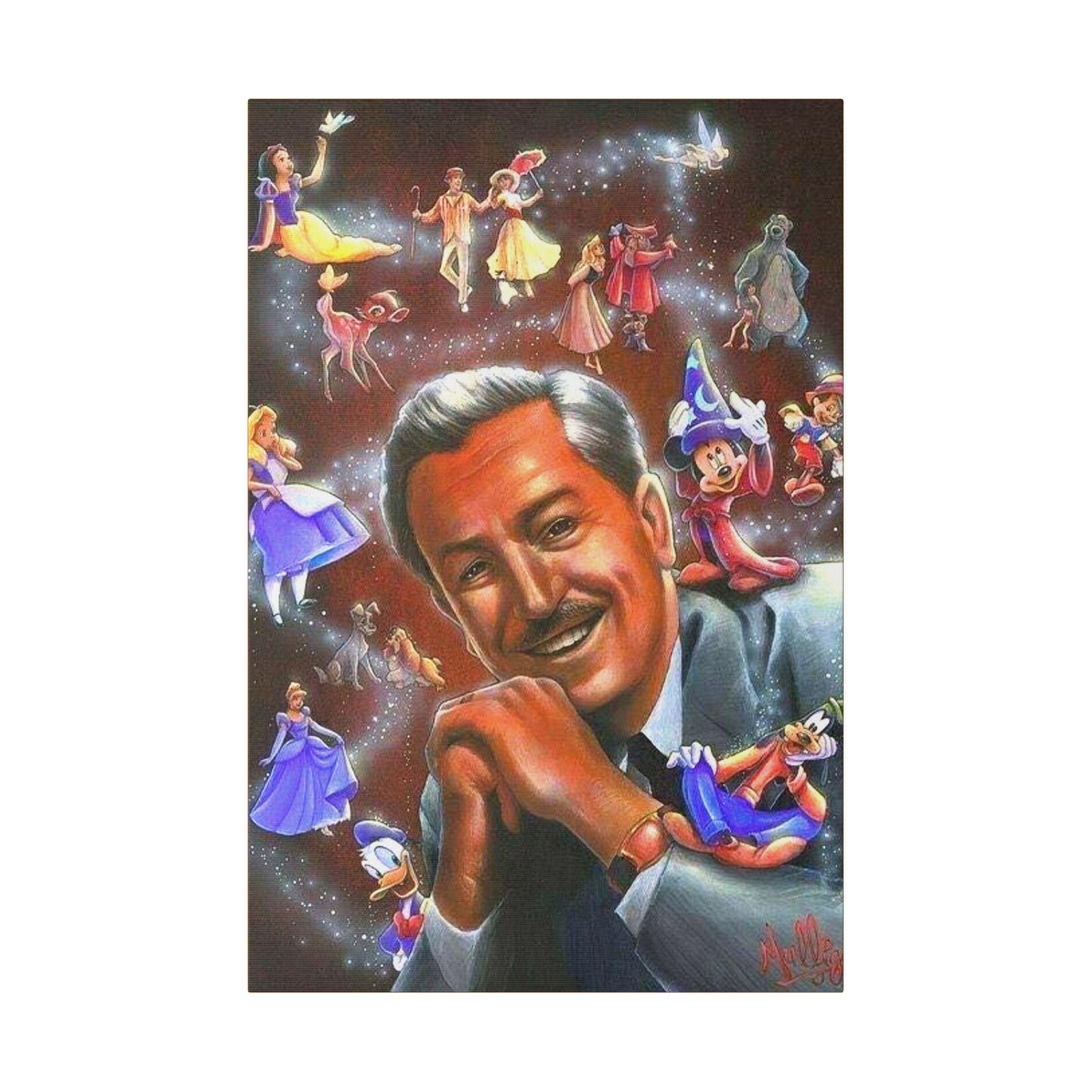 Walt Disney And His Magical World - Canvas