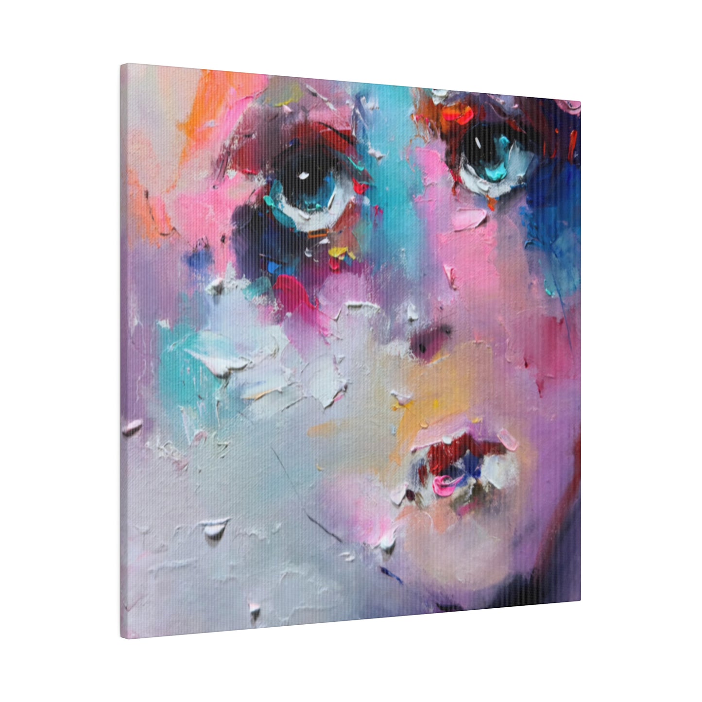 Vivid Despair - A Colorful Sadness - Canvas