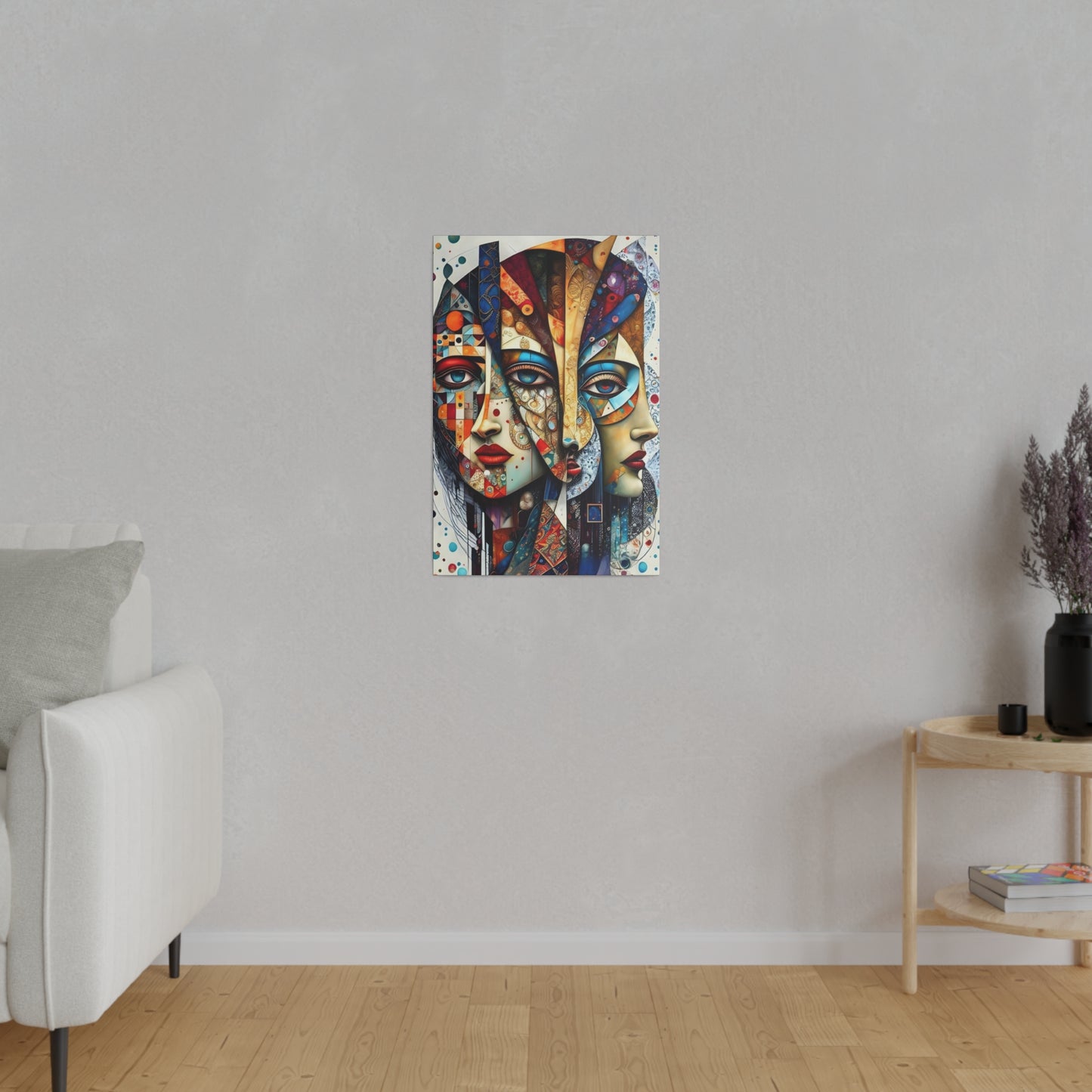 The 3 Faces Canvas Wall Art