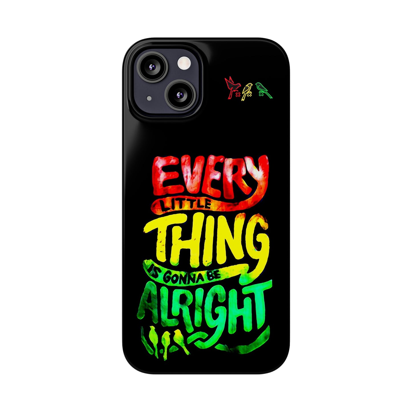 3 Little Birds - Bob Marley iPhone Cover: Peace and Protection