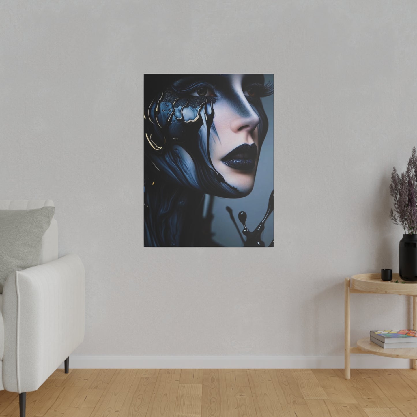 Woman of Light, Painted in Shadows - Canvas