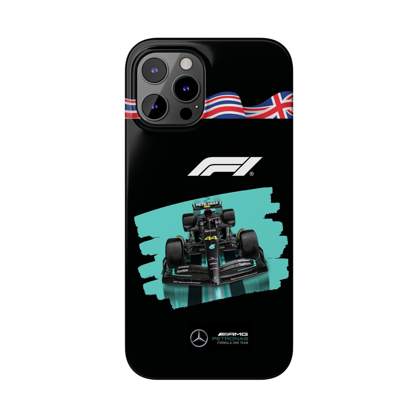 F1 Mercedes Black Edition Iphone Cases