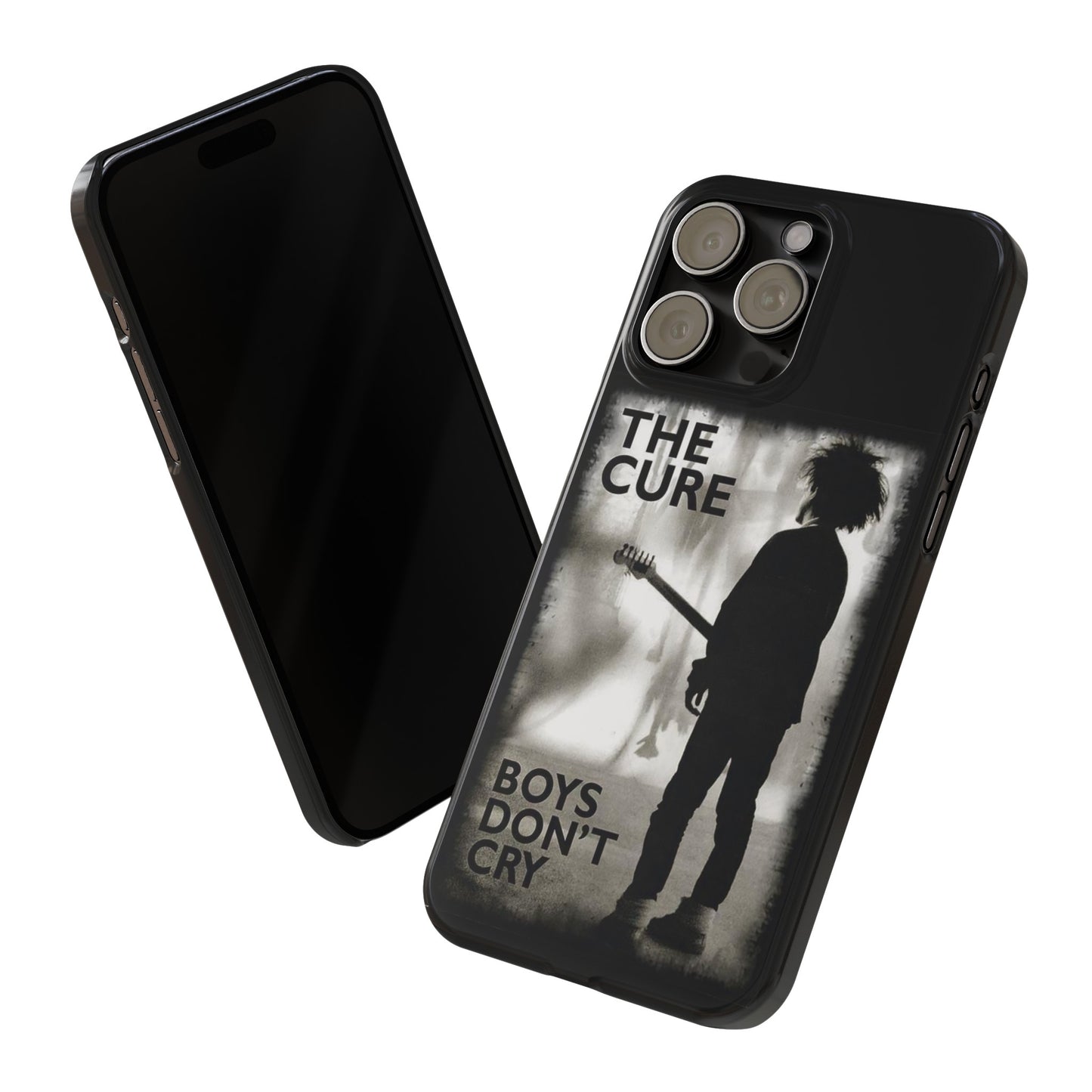 The Cure: Boys Don't Cry" iPhone Covers for 15, 14, 13, 12, 11