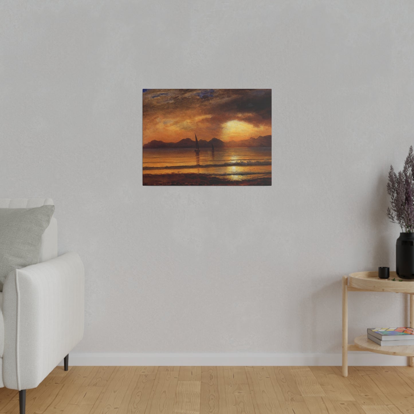 Sailing Into The Sunset - Canvas