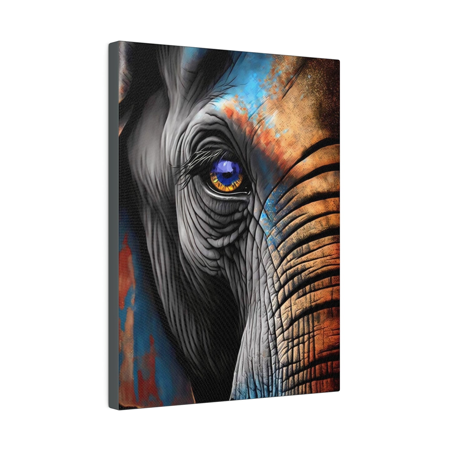 Half Elephant Head: Nature-Inspired Wall Art Canvas