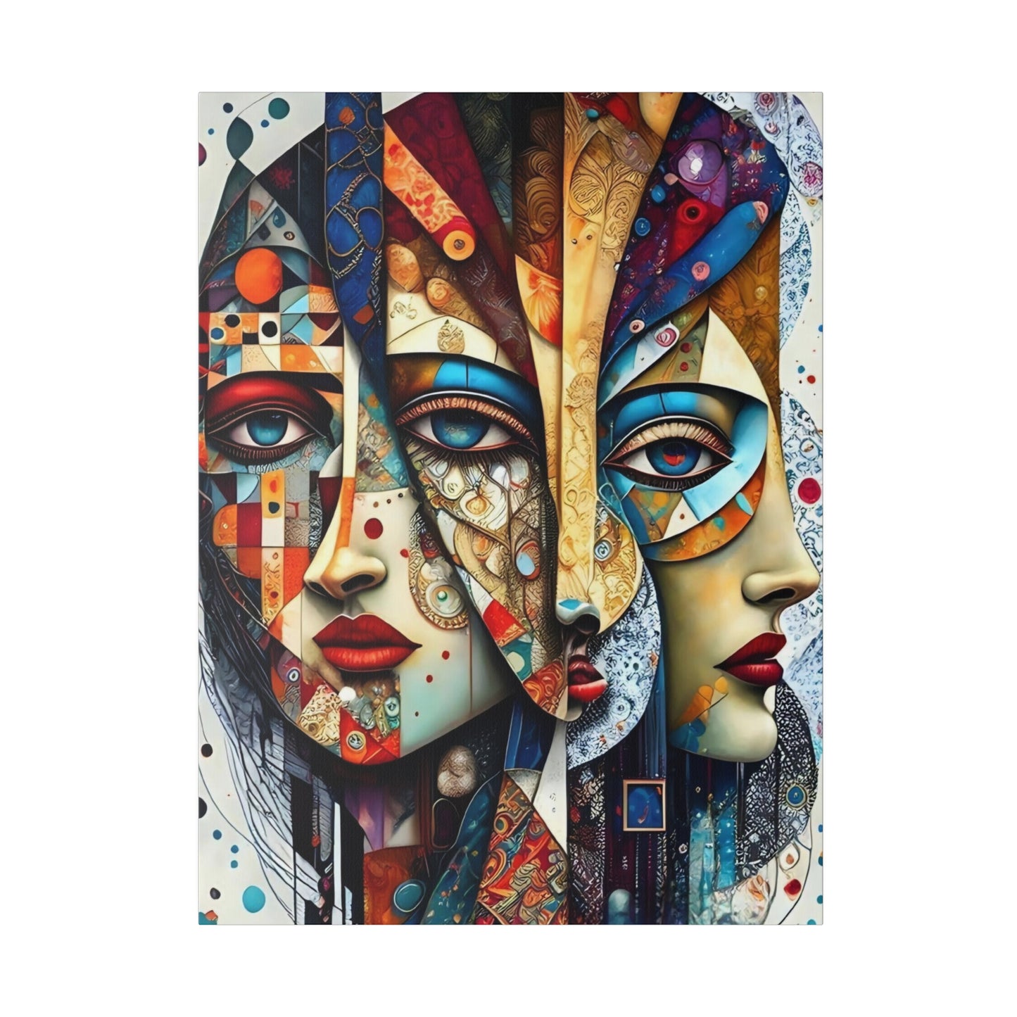 The 3 Faces Canvas Wall Art