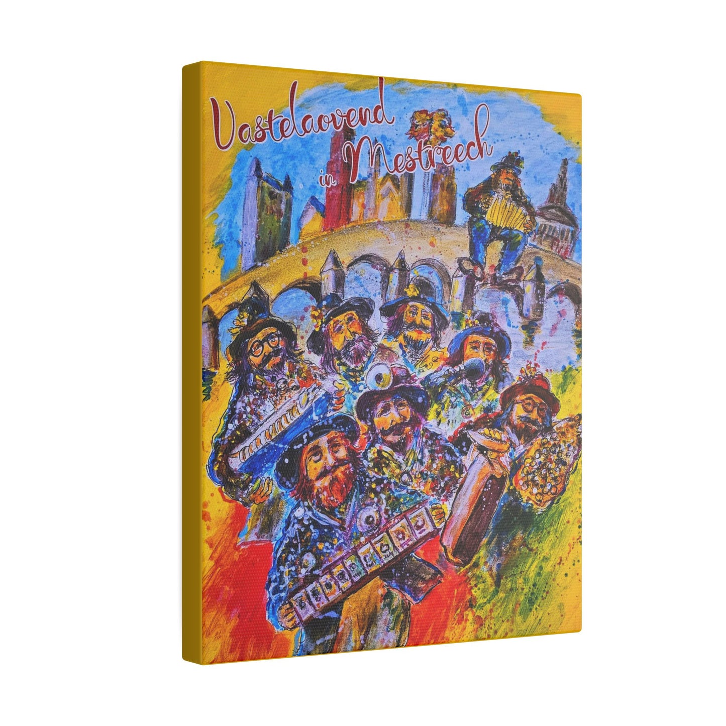 Vastelaovend in Mestreech - Colorful Wall Canvas