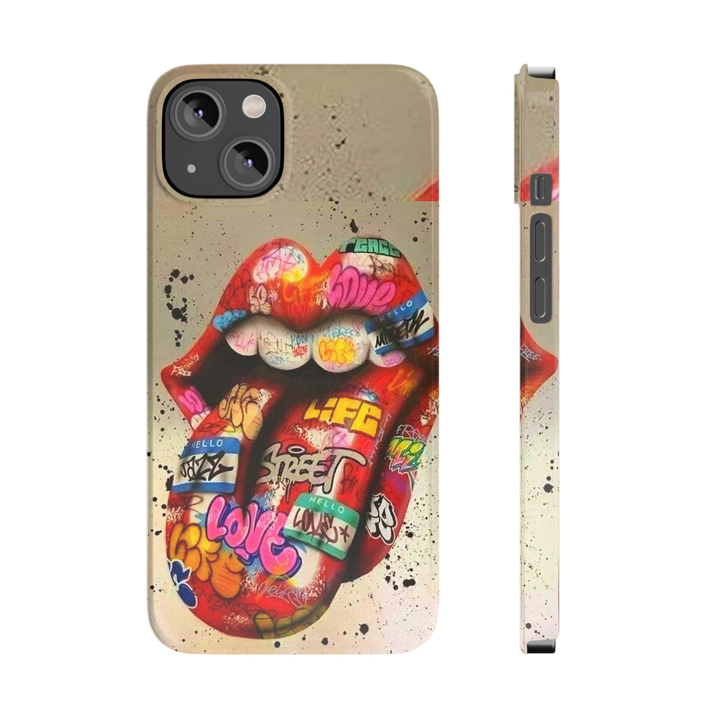 Rolling Stones Tongue Logo Iphone 15, 14, 13, 12 Cases