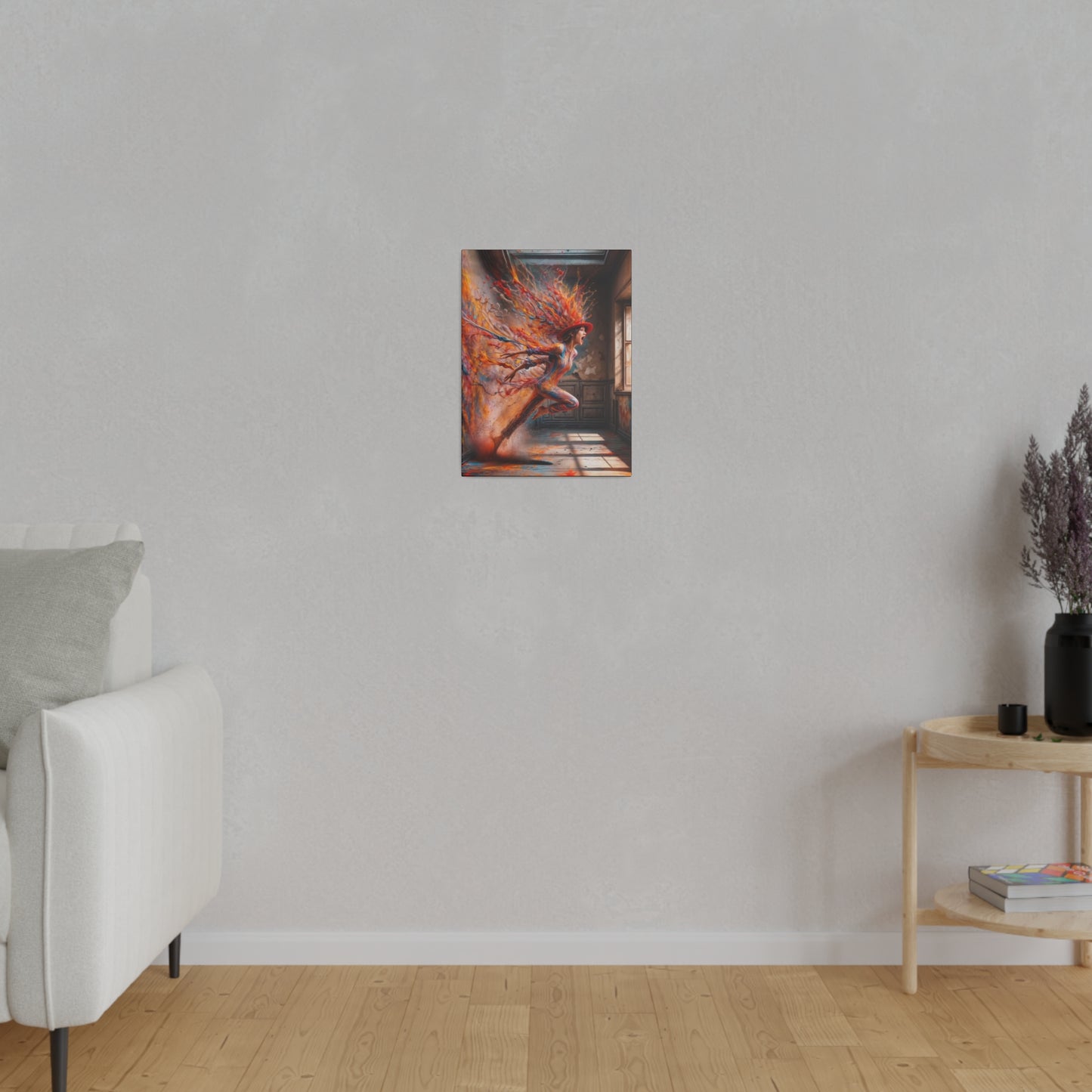 Breaking Through: A Spectrum of Paints - Canvas